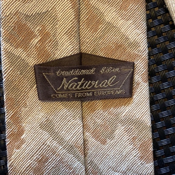 Japanese 100% silk tie made in Italy - Picture 3 of 5